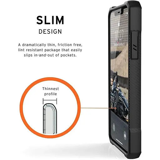 Оригинальный противоударный чехол UAG Monarch для iPhone 11 Pro Max (6.5") Crimson (111721119494) - фото 7