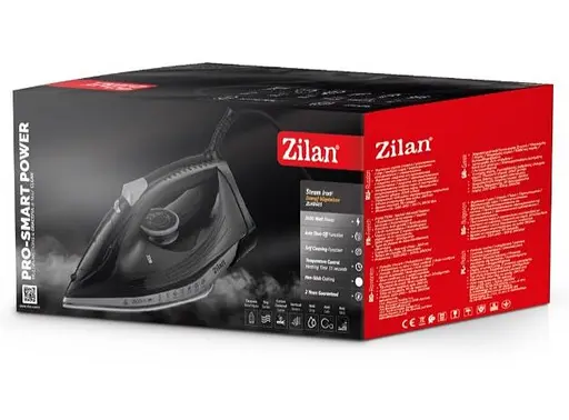 Парова праска Zilan ZLN8603 з довгим кабелем і регулюванням подачі пари 1 шт. чорний (28110-IS) - фото 8