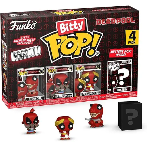 Набір Фігурок Bitty Pop Marvel Дедпул Deadpool 4 Pack 3 см BP D 4P1