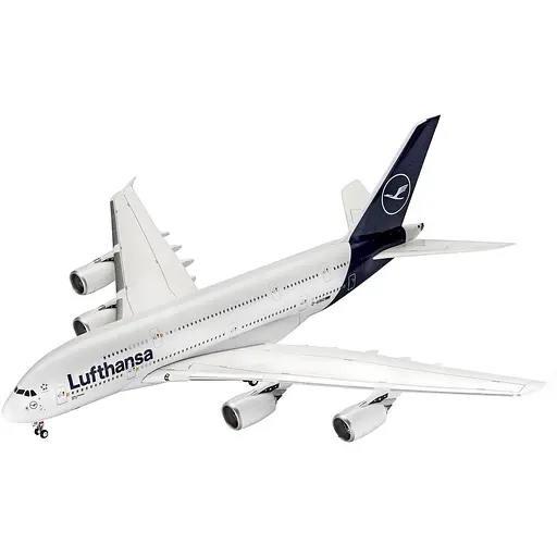 Сборная модель-копия Revell Самолет Airbus A380-800 Lufthansa новая ливрея 1:144 (RVL-03872)