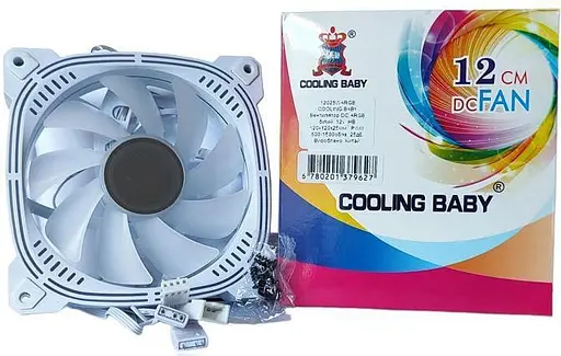 Вентилятор Cooling Baby 12025WARGB 120 PWM (12025WARGB) - фото 2