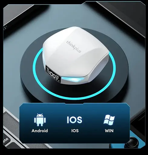 Спортивные беспроводные вакуумные наушники XT-53 Bluetooth 5.4 с микрофоном белые  - фото 2