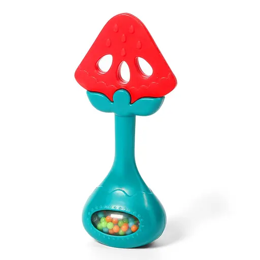 Уценка. Игрушка-прорезыватель BabyOno Арбуз, с погремушкой (499/02) - фото 1