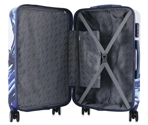 Чемодан Semi Line 24" (M) White/Blue Print (T5653-2) (DAS302330) - фото 2