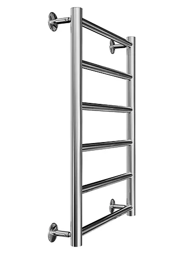 Водяной полотенцесушитель Mario Inox Флэт 570x430/400 1.8.044562.P, Хром, нижнее - фото 3