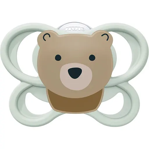 Пустушка Nuk Perfect Match Air силіконова розмір 1 0-6 міс. ведмідь (3954155) - фото 1