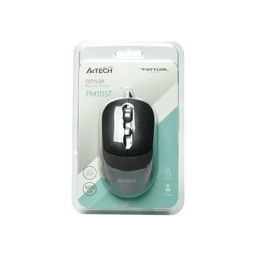 Мишка A4Tech FM10ST USB Grey (4711421990134) - фото 9