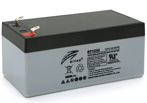 Аккумуляторная батарея для ИБП Ritar AGM 12 V / 3.2 А*ч (RT1232) - фото 1