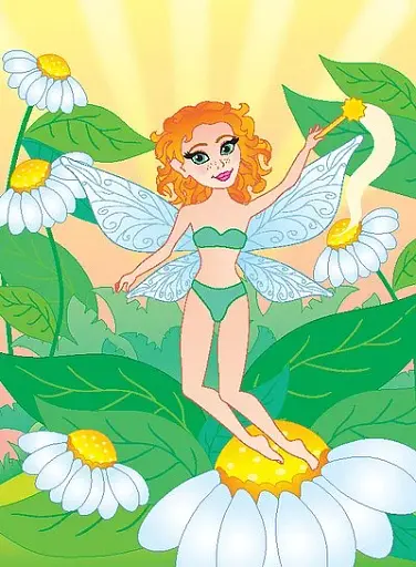 Аплікації-наліпки. Феї - фото 5