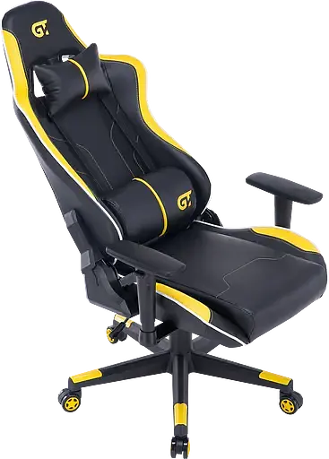 Геймерское кресло GT Racer черное с желтым (X-2528 Black/Yellow) - фото 8