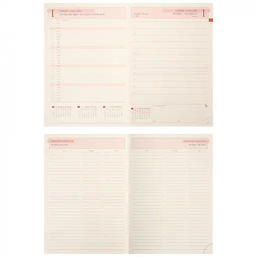 Щоденник-діловий записник А5 Leo Planner Velvet 2026 м'який темно-зелений 368 сторінок (252637) - фото 11