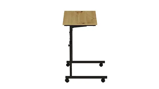 Стол приставной Ferrum-decor Амиго 62x60x40 металл Черный ДСП Дуб Артизан 16мм (FRD-102531) - фото 3