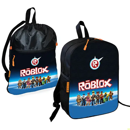 Шкільний рюкзак дитячий Роблокс / Roblox + Сумка для взуття спортивної форми рюкзак-мішок хлопчикові (01821)
