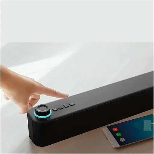 Домашній кінотеатр Звукова панель C08 новий бездротовий Bluetooth-динамік настільний ноутбук довгий сабвуфер креативний - фото 4