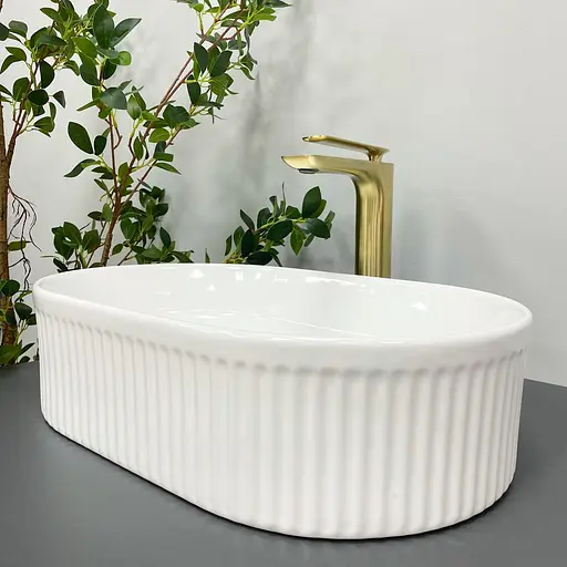 Умивальник VBI Biella white накладний VBI-014000, Білий - фото 5