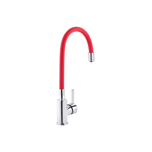 Смеситель для кухни с гибким изливом Ibergrif M22112-1 CV028493 Красный - фото 2