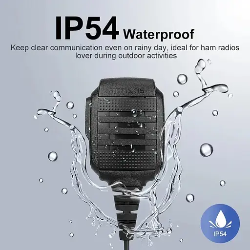 Влагозащищенная тангета Retevis HK006 для раций Retevis, Kenwood, BAOFENG, POFUNG, PUXING, TYT с K-штекером - фото 7