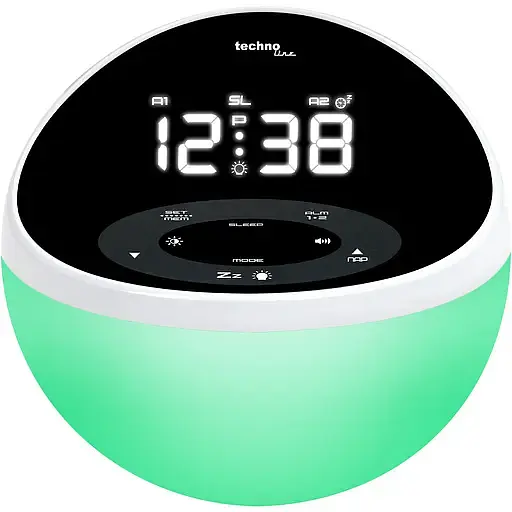 Часы настольные с радио Technoline WT500 Black/White (WT500) - фото 6