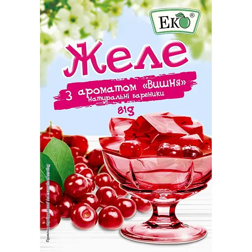 Желе Эко вишневое 90 г (1929) - фото 1