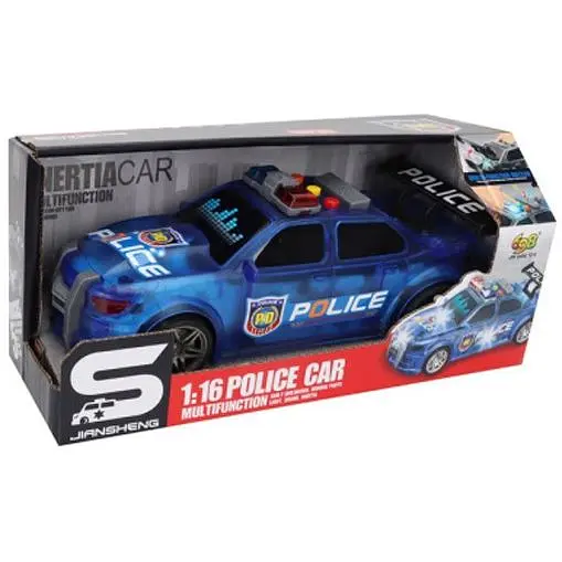Полицейская машина Cars S 1:16 синяя (CJ-4247839) - фото 1
