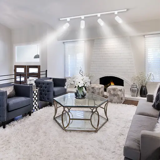 Трековий світильник Feron AL155 під лампу білий - фото 2