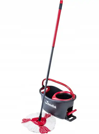 Швабра Комплект 2в1+ведро с отжимом Vileda Turbo Smart набор для уборки - фото 2