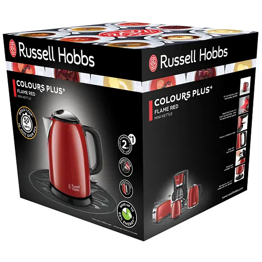 Электрочайник Russell Hobbs Colours Plus Mini Red 24992-70 - фото 4