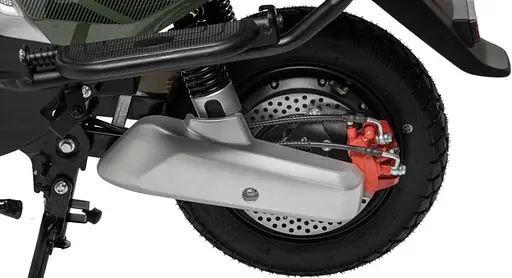 Электроскутер Двухместный Crosser CR13 (2000W, Графеновая батарея 72V/24Ah) Черный - фото 4