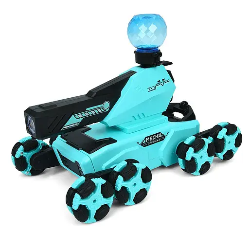 Танк 112438 трюковий, р/к 2.4G, 27см, стріляє водяними кулями, звук, світло, пара, роликові колеса, акумулятор - фото 3