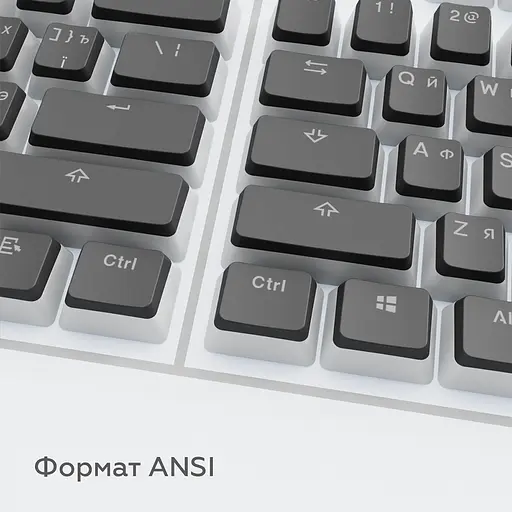 Набір кейкапів Dark Project PBT Keycaps, ENG/RU/UA (KS-0049) чорні - фото 5