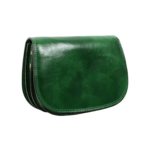 Кожаная женская сумка кросс-боди Time Resistance 25х18х9 см sum0026327 - фото 3