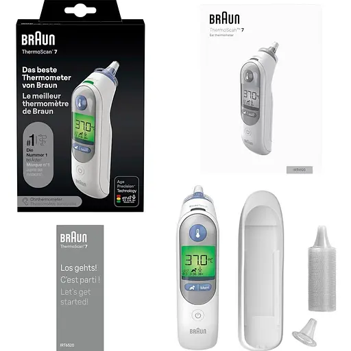 Термометр Braun ThermoScan 7 IRT 6520 [128434] - фото 7