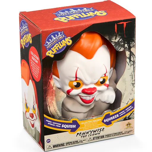 Игрушка антистресс IT Pennywise - Pufflums Сквиш (Оно) 18,8 см - фото 7