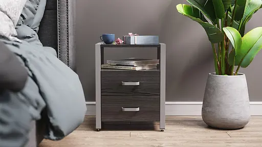 Тумба універсальна Вів'єн 2/2 50x41x40 сірий ДСП Сосна Кембра 16мм FRD-104170