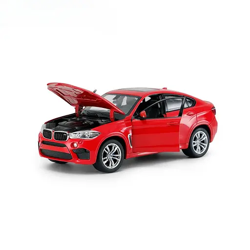 Машинка коллекционная металлическая BMW X6M Rastar 56600 1:24 красный