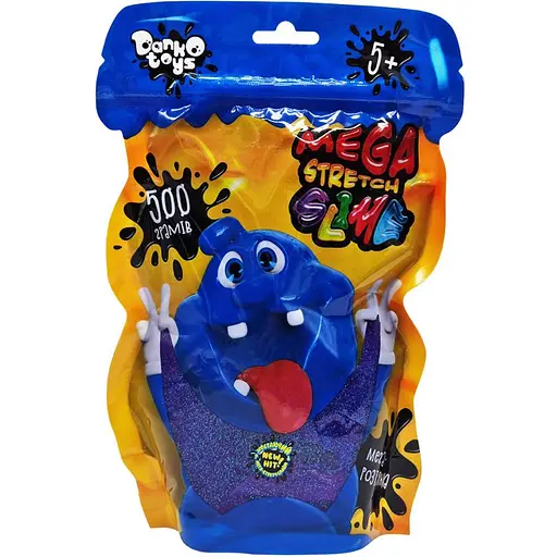 Лізун-антистрес Danko Toys Mega Stretch Slime SLM-12-01U 500 г фіолетовий