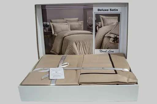 Постільна білизна Novel Line Cappuccino Сатин First Choice pbe0051017 - фото 2