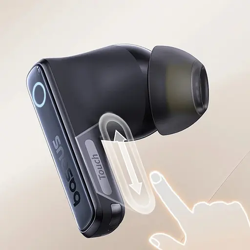 Навушники бездротові Baseus Bowie 35 TWS стереогарнітура кейс з екраном (A00073800123-00) - фото 6