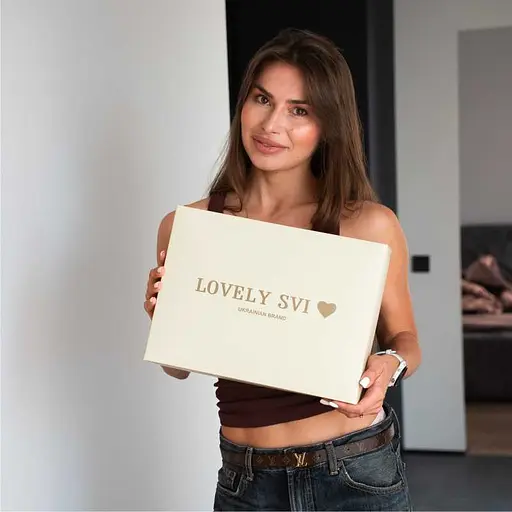 Набір 2 жакардові рушники в коробці Lovely Svi  70 х 140 см і 50 х 90 см Синій (130226) - фото 4