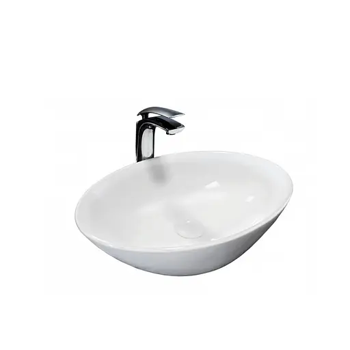 Умивальник Rea Hana slim накладний білий REA-U1951, Білий - фото 1