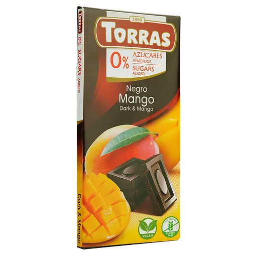 Шоколад чорний Torras з манго без цукру 75 г - фото 2