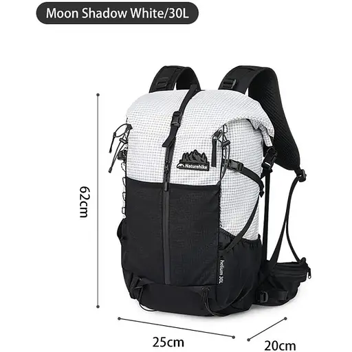 Рюкзак туристический Naturehike Helium CNK2300016 30+5 л белый - фото 2