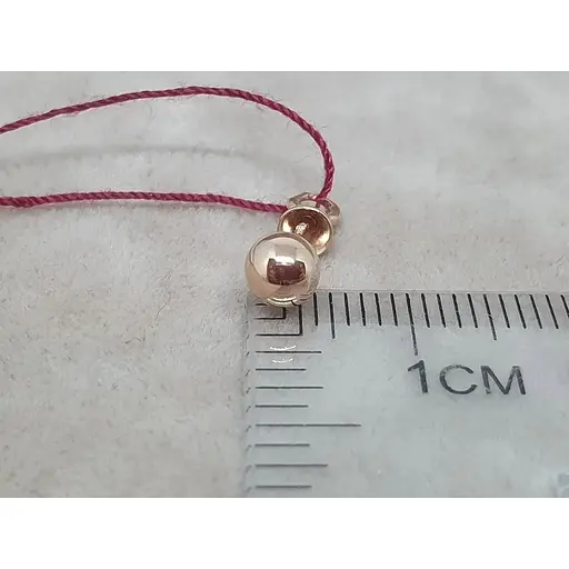 Золотые серьги-пуссеты Tango Шарики. 580079 - фото 5