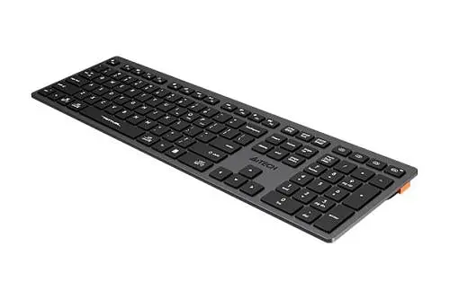 Клавиатура беспроводная A4tech FBX50C Grey, Bluetooth/2.4 ГГц, Fstyler Compact Size keyboard, USB, 300 мАч - фото 4