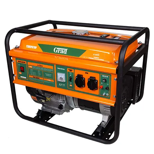 Генератор бензиновий Grad 5.0/5.5 кВт, однофазний, ручний запуск (5710955) - фото 5