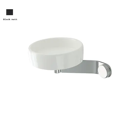 Мыльница Stilhaus Bucket Black matt BK0923, Черный матовый - фото 1