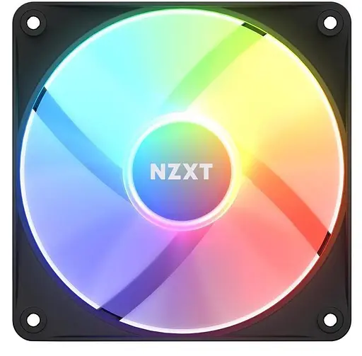 Вентилятор NZXT NZXT, F140RGB Core - 140mm - Hub-mounted RGB Fans-Single (Black) (RF-C14SF-B1) - фото 1
