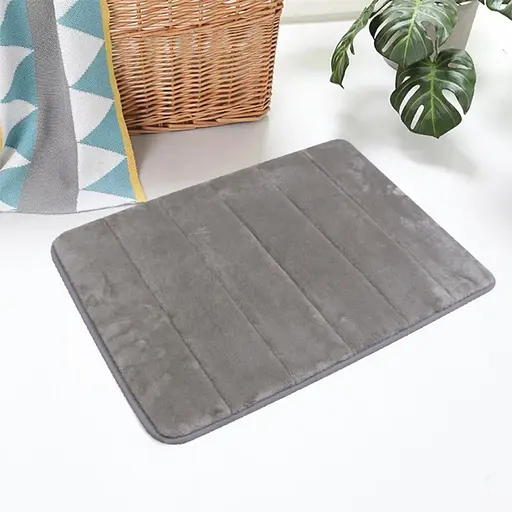 Современный коврик для ванной Aquarius с эффектом памяти Мягкий Антискользящий 40 х 60 см Темно-Бежевой