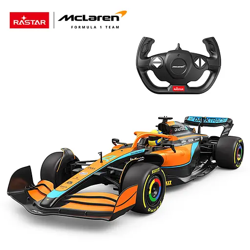 Машинка McLaren F1 MCL36 помаранчевий RASTAR модель 1:12 Автомобіль на дистанційному керуванні + пульт - фото 2