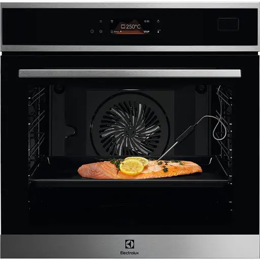 Духовой шкаф электрический Electrolux 70 л А++ пара дисплей конвекция функция пароварки телескопические направляющие черный